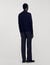 Wool jumper with zip collar