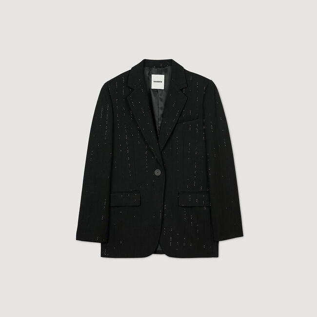 Sequinned suit jacket