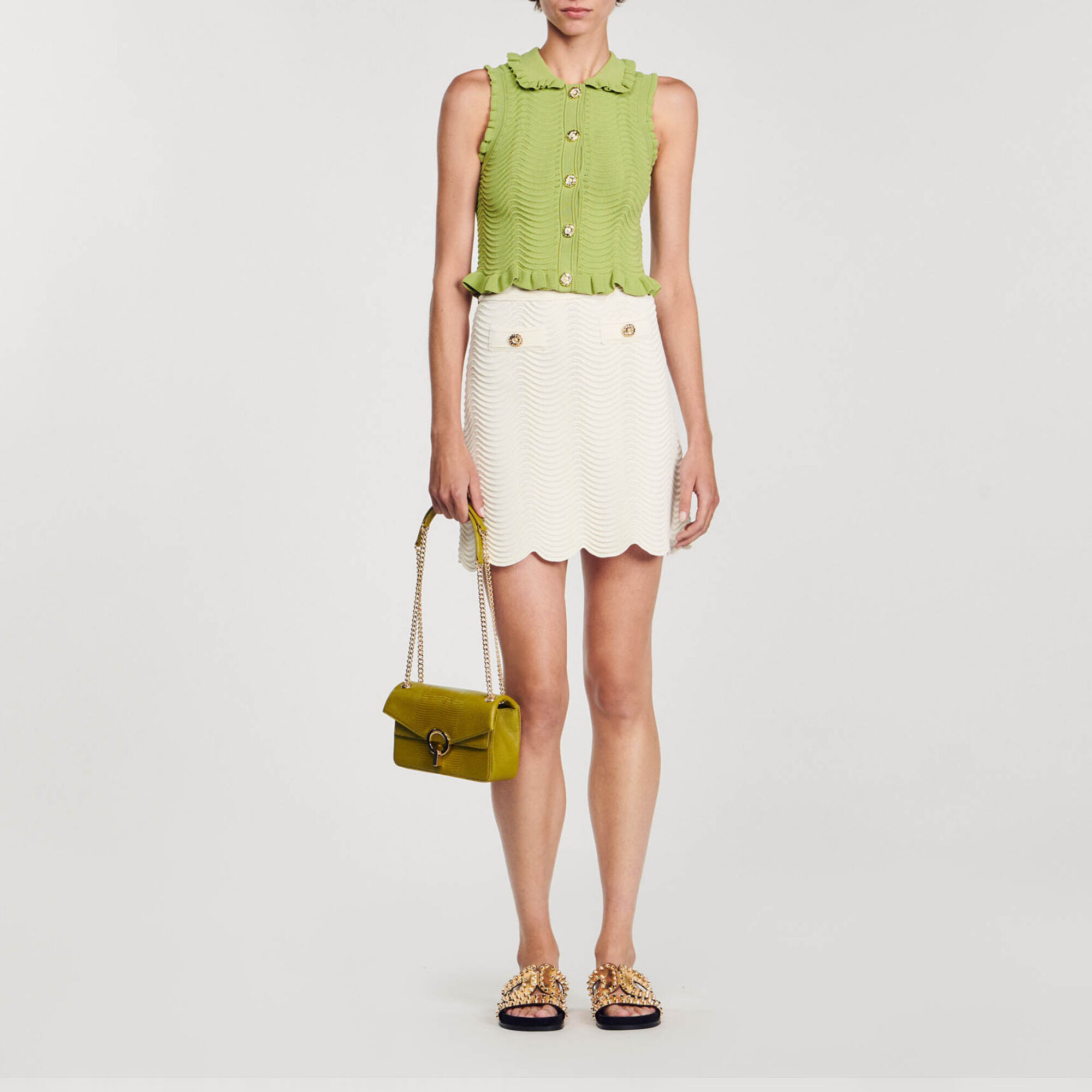 Sandro gilet femme best sale