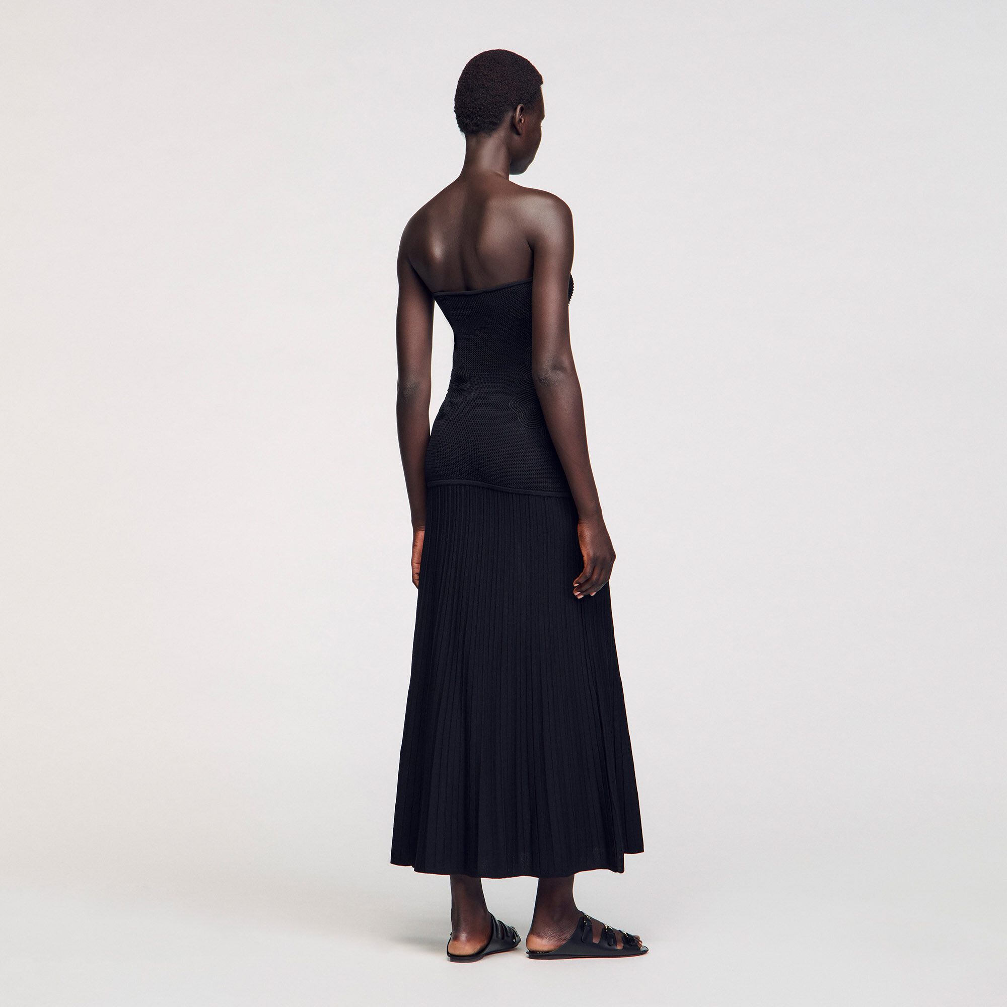 Bustier knit dress