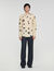 Floral print linen shirt