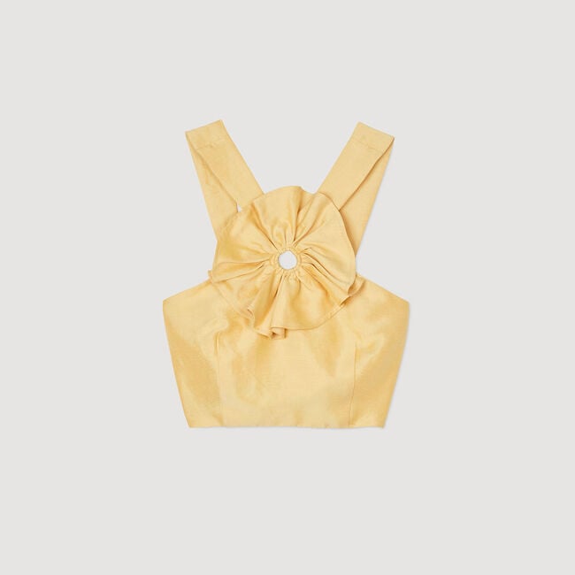 Ruffled crop top
