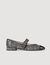 Glitter ballet flats