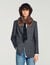 Faux fur collar with ribbon - Women | Sandro