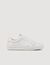 Low-top leather trainers