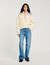 Stripy sailor-neck jumper