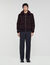 Wool aviator jacket with shearling