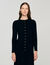 Robe longue maille texturée