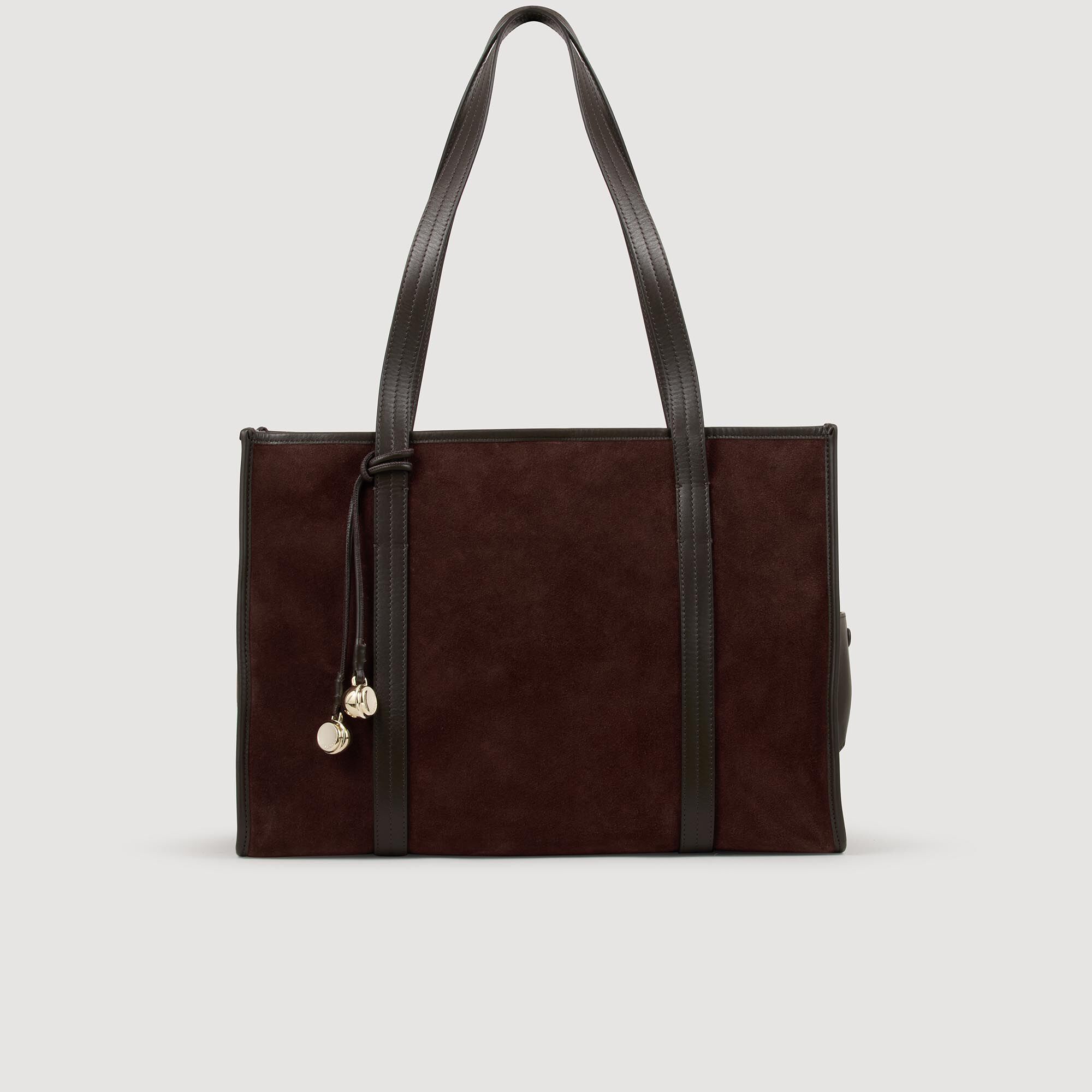 Sac cabas souple en suède