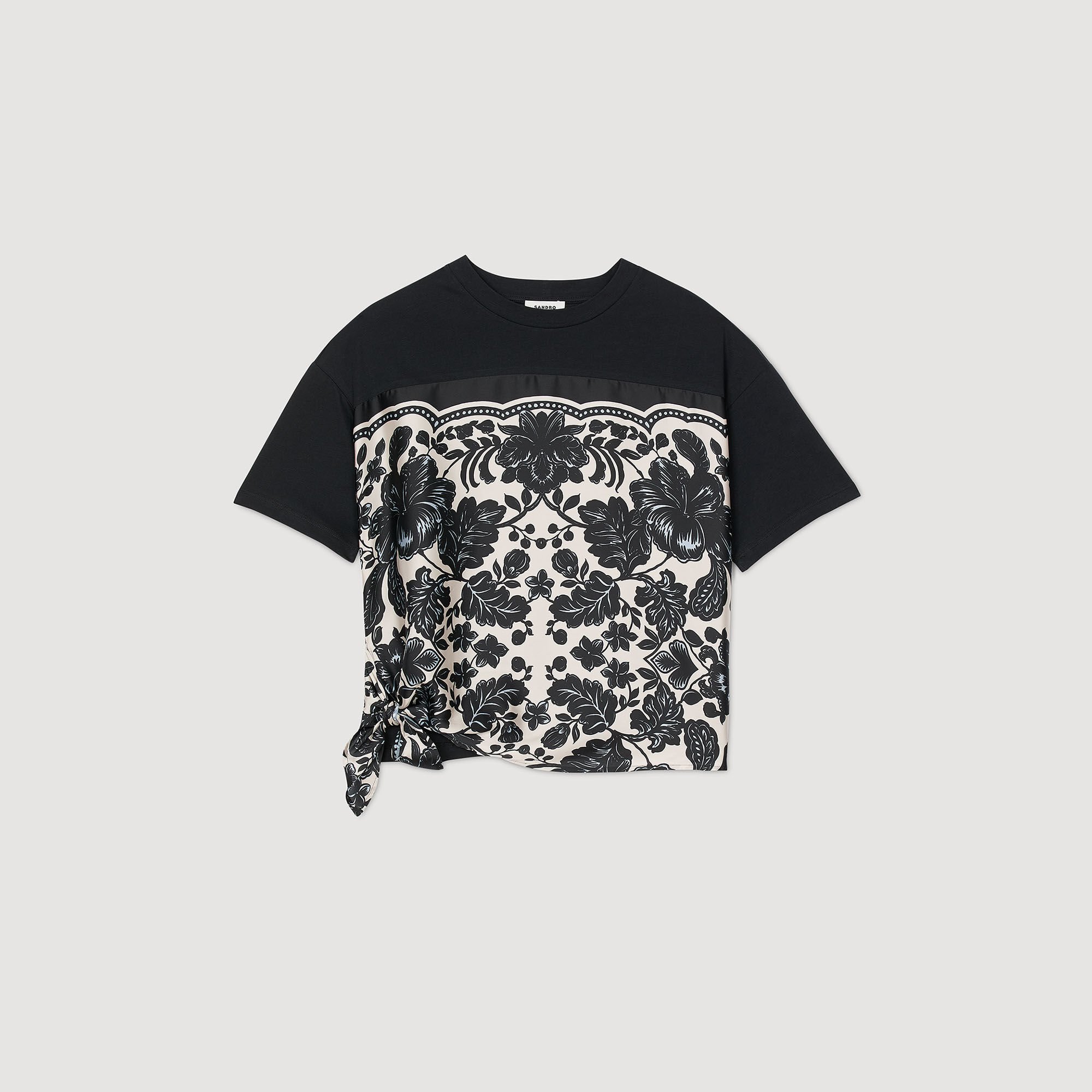 T-Shirt mit Blumenprint