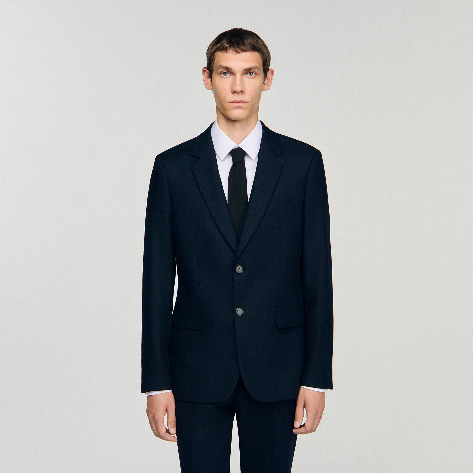 Virgin wool suit jacket