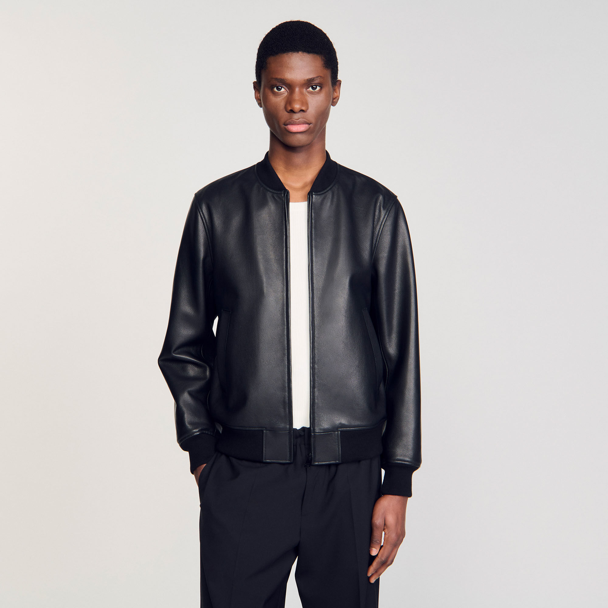 Blouson en cuir