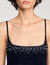 Robe courte en velours &agrave; strass - Femme | Sandro