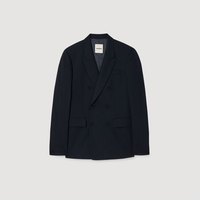 Veste de costume croisée