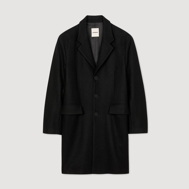 Wool and cashmere coat