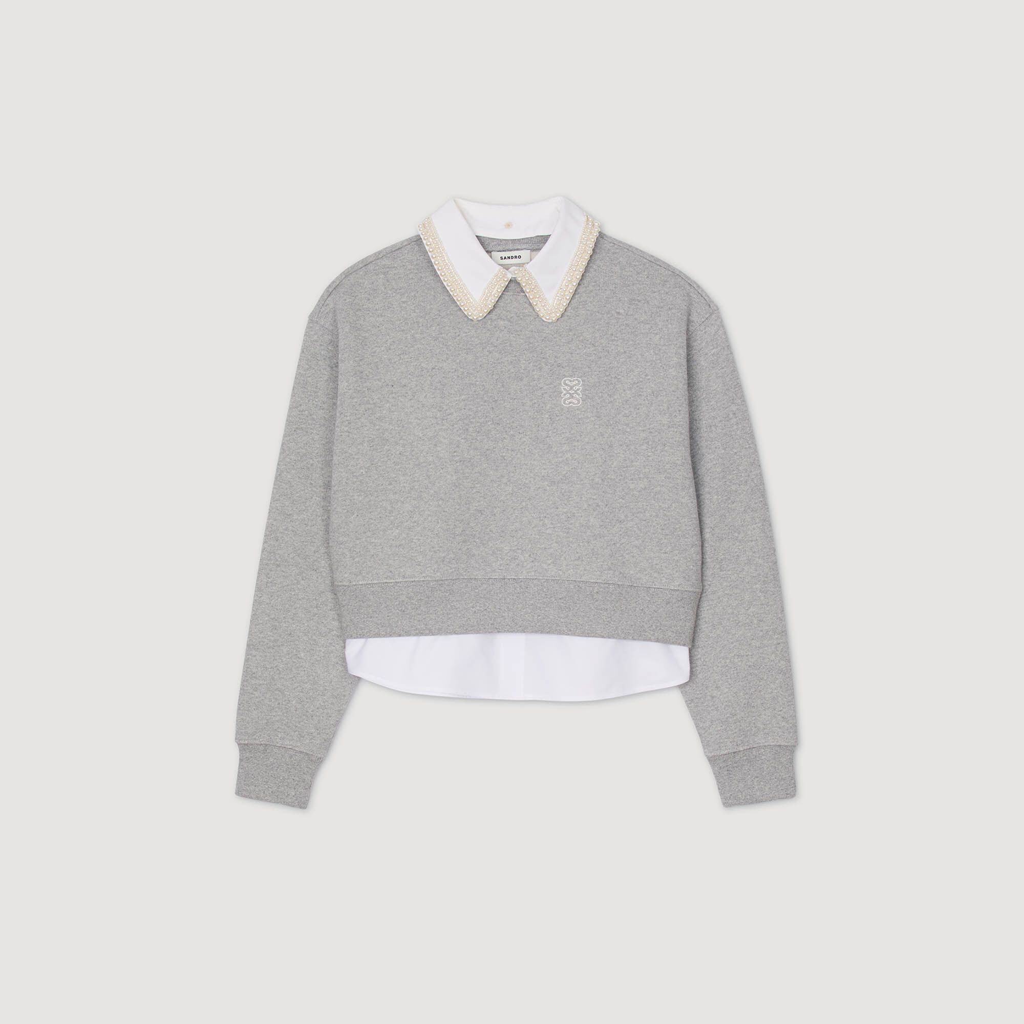 Layered effect sweatshirt