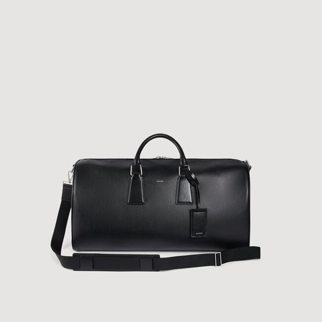 Wochenendtasche aus genarbtem Leder - Herren | Sandro