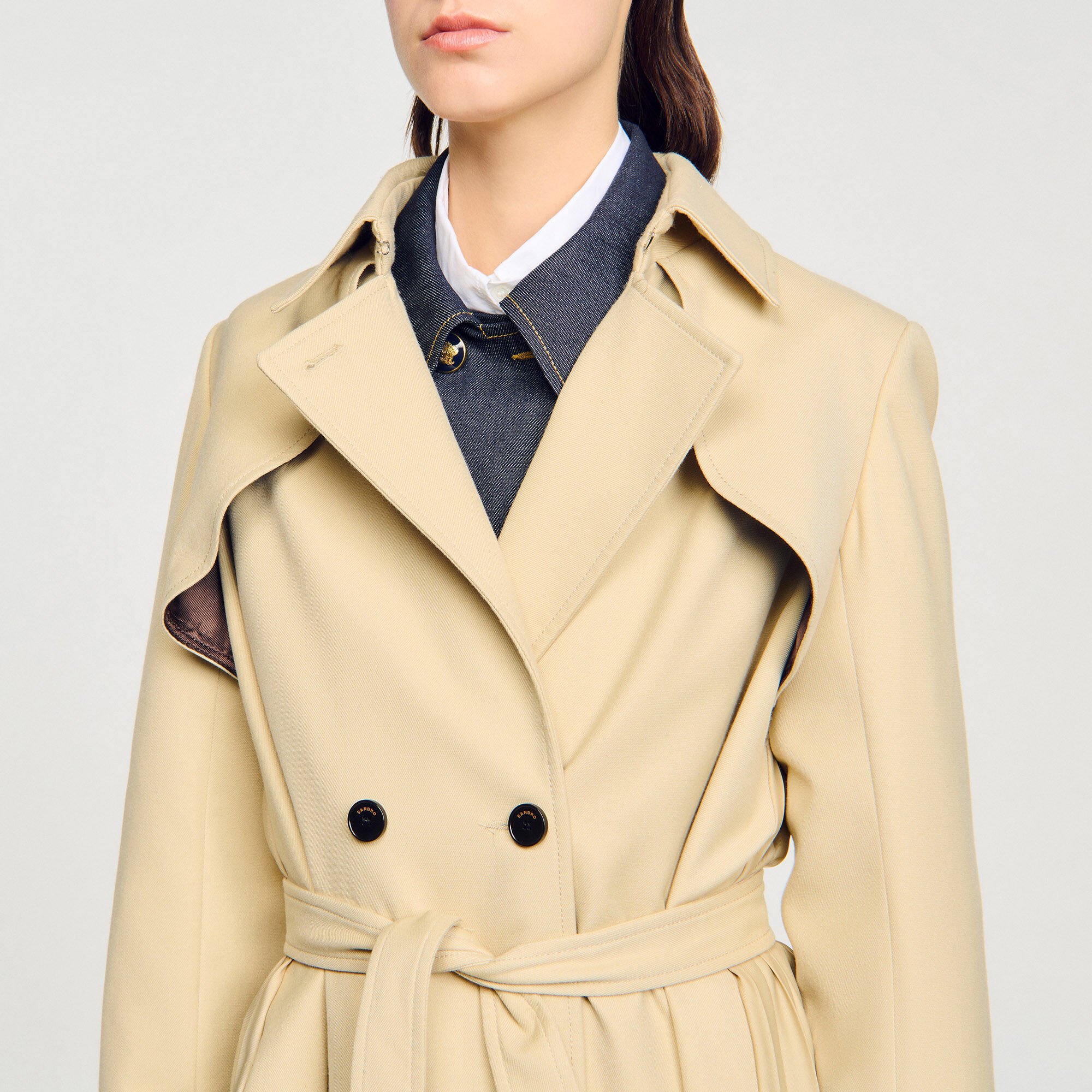 Trenchcoat mit Gürtel