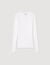 Ribbed jumper with Tunisian collar