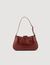 Geprägte Ledertasche Janet im Kroko-Look