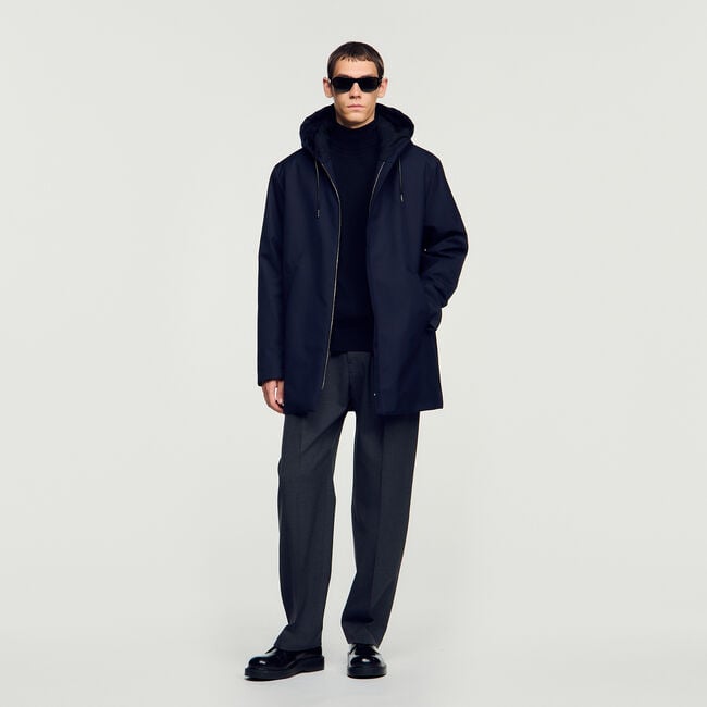 Hooded padded parka - Men | Sandro