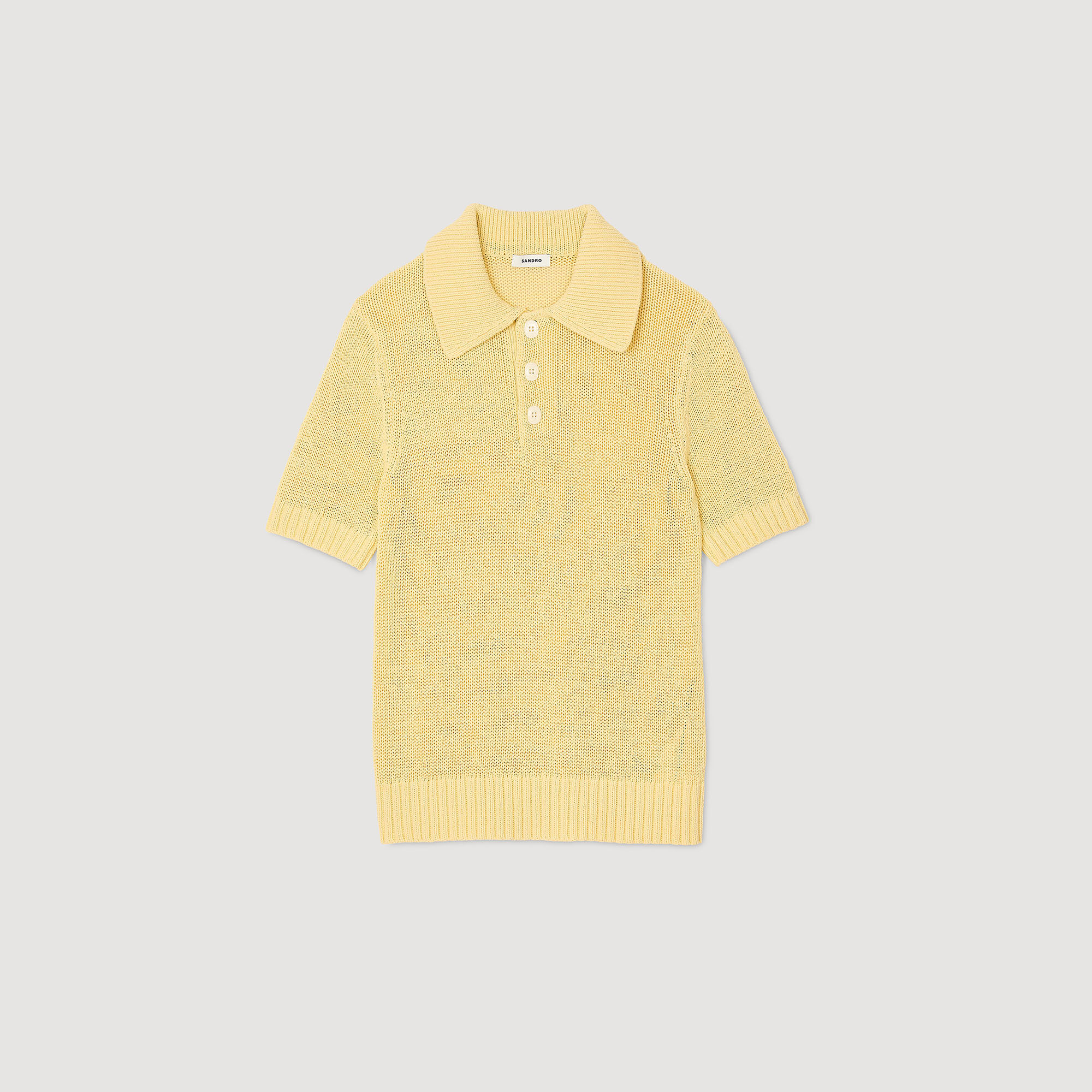 Poloshirt aus Strick