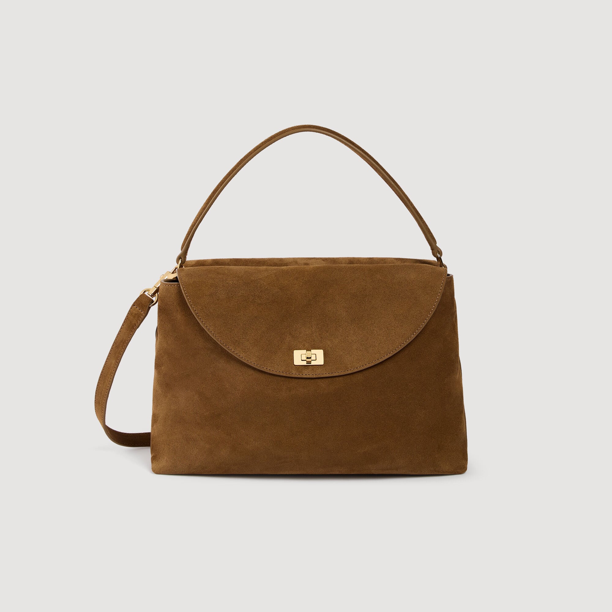 LE GRAND BAZAAR suede bag