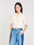 Short-sleeved rhinestone jacket