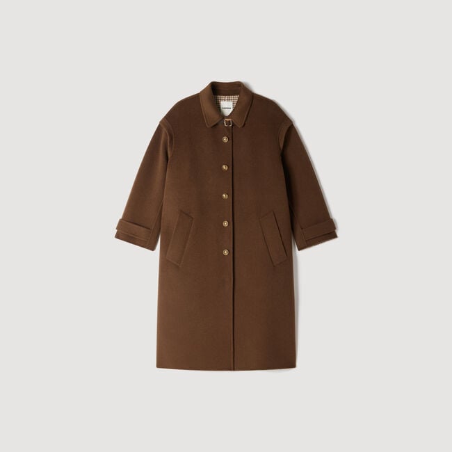 Mantel aus Doubleface-Wolle - Damen | Sandro
