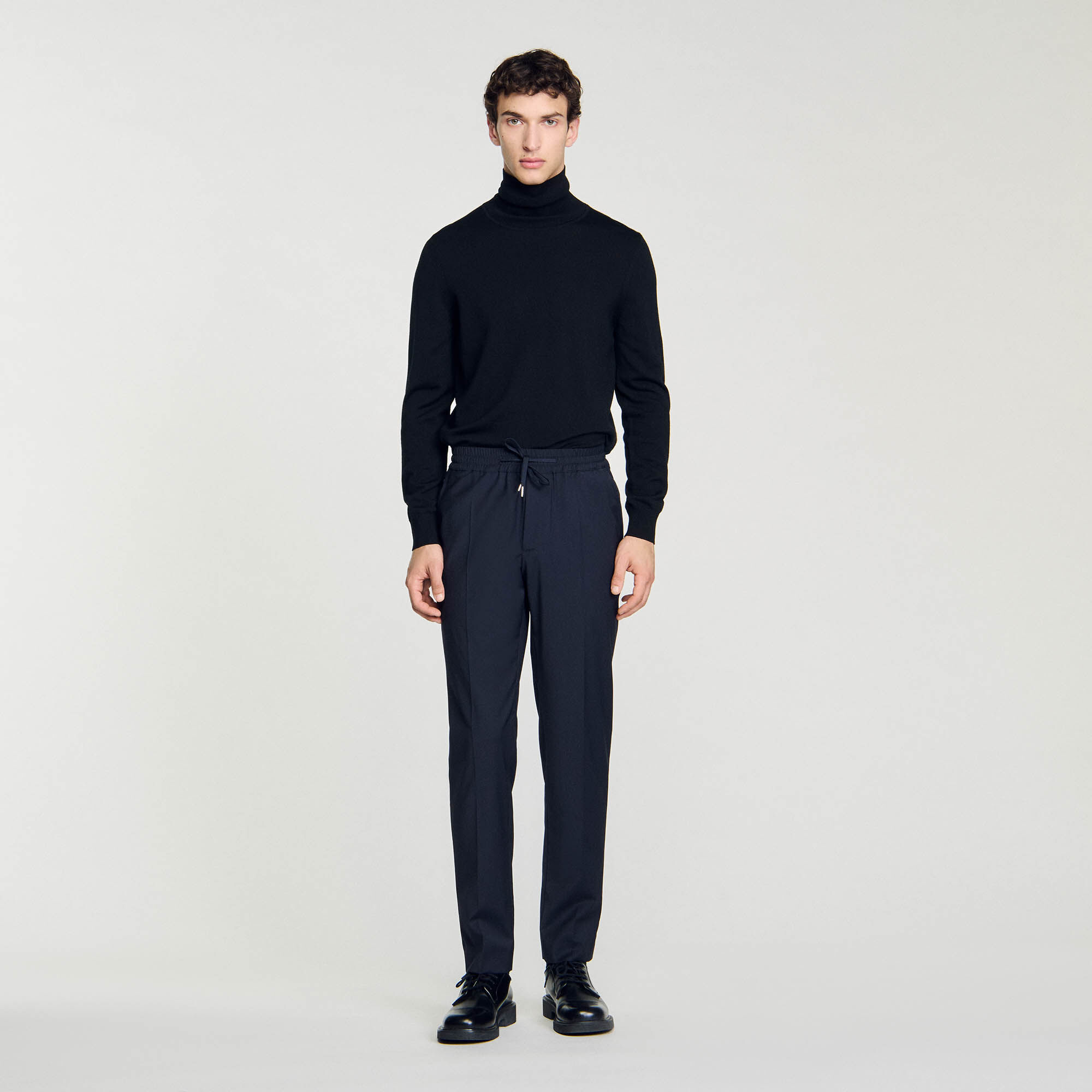 Pantalon à taille élastiquée