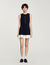 Robe courte en tweed bicolore