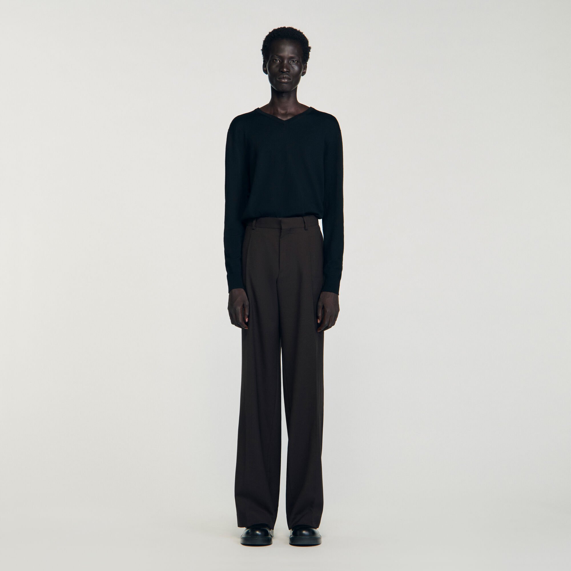 Pantalon de costume droit