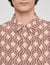Chemise fluide imprimé corde
