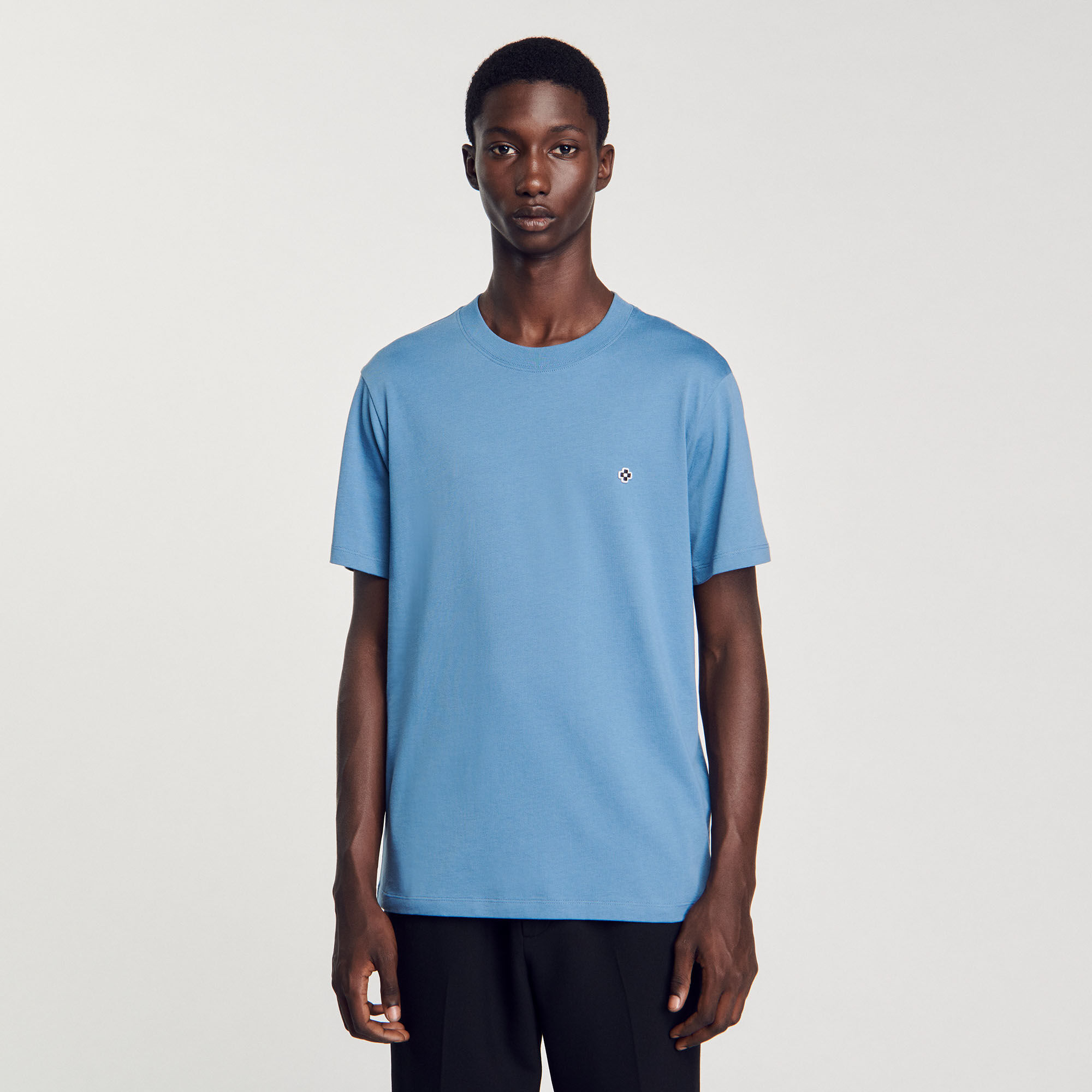 T-shirt with Square Cross patch