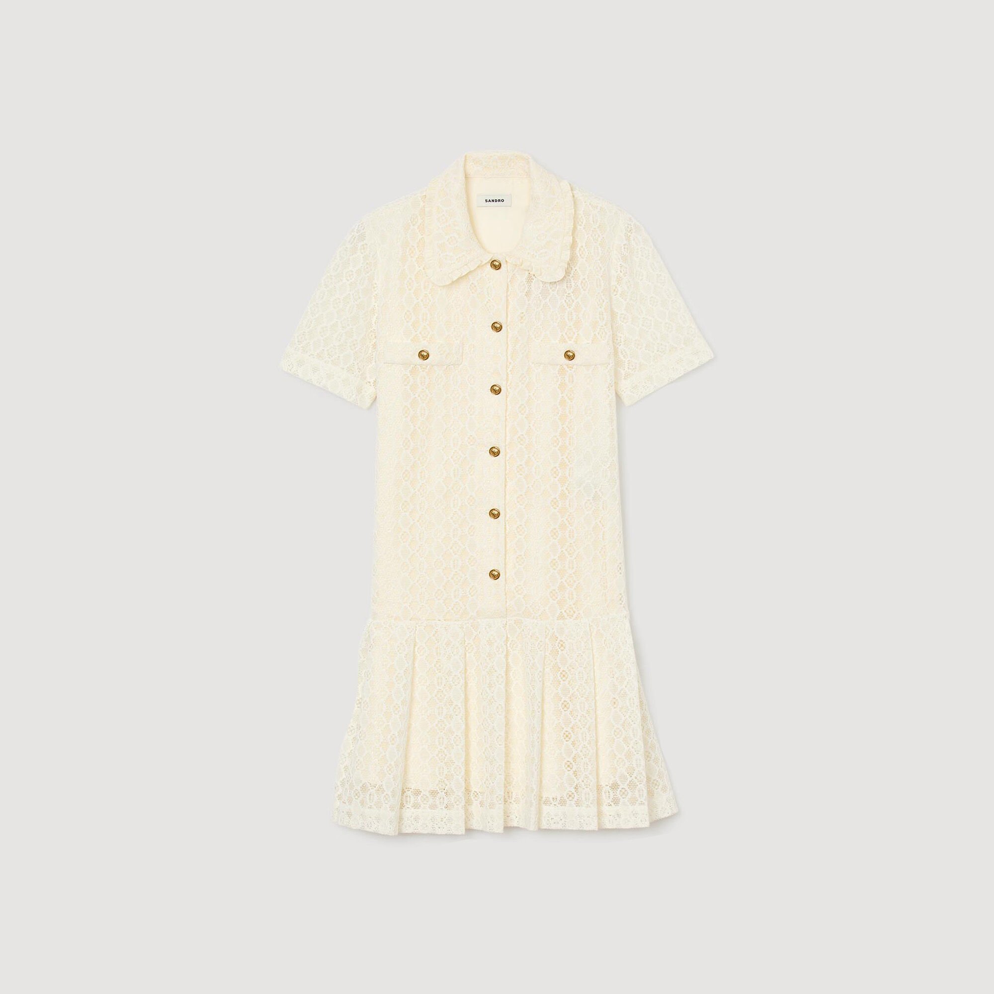 Kurzes Spitzenkleid