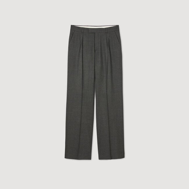Pantalon de costume en laine