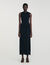 Robe longue frangée 