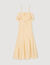 Ruffled maxi dress