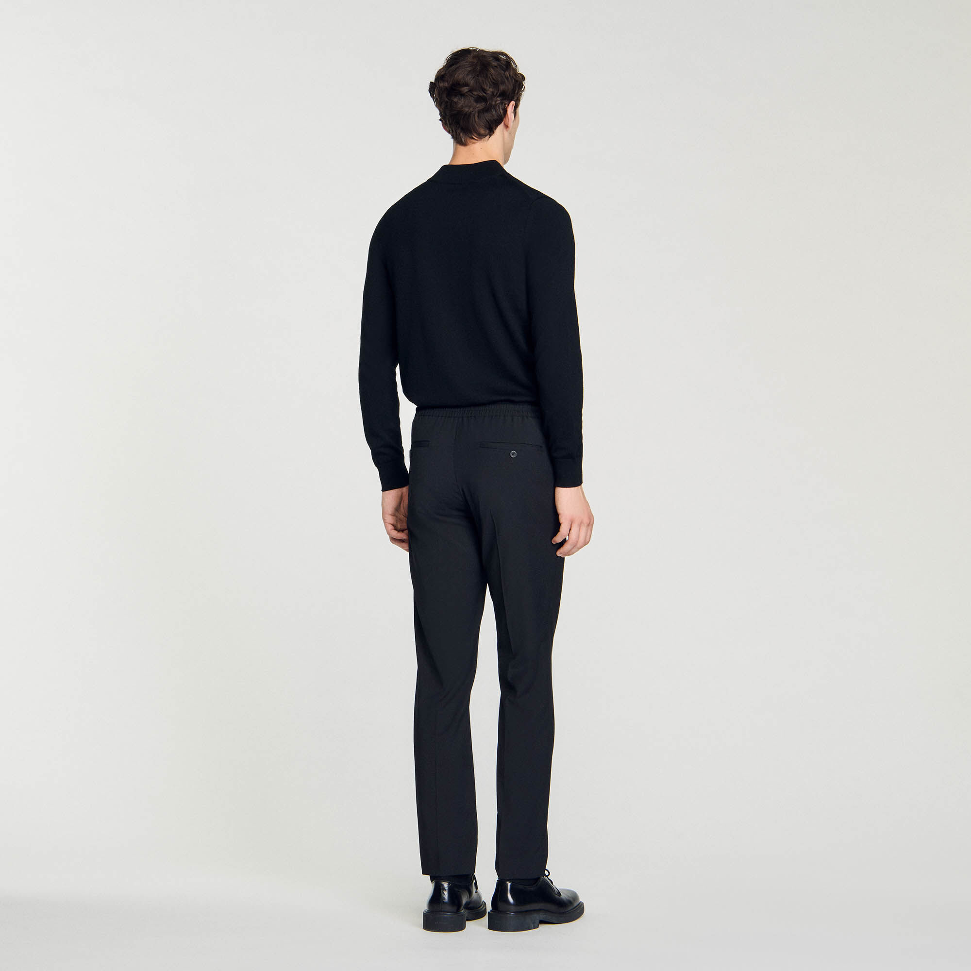 Elastische Hose mit geradem Schnitt