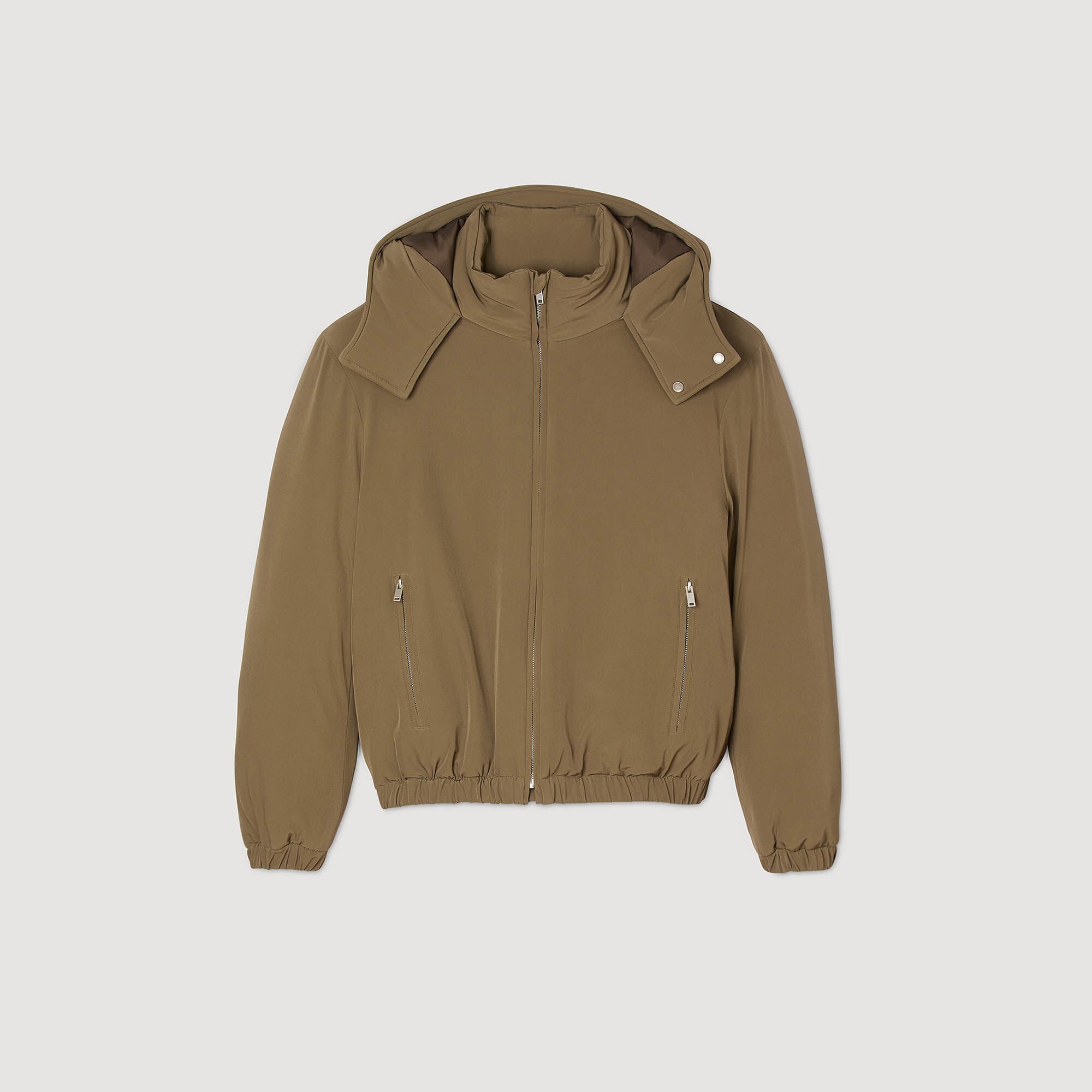 Puffer jacket with hood