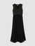 Pleated maxi dress