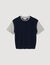 Pull 2 en 1 bicolore