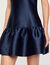 Robe courte en satin
