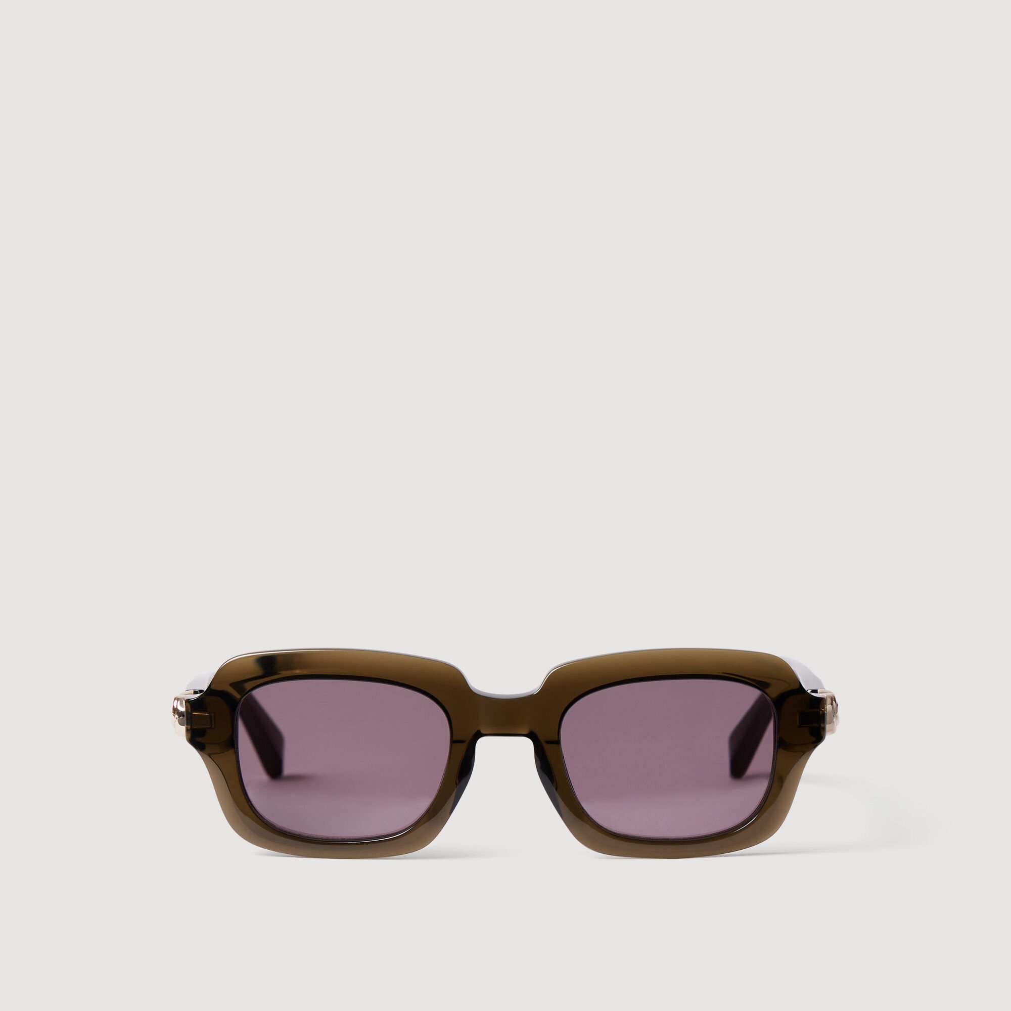 Lunettes de soleil à détails logo
