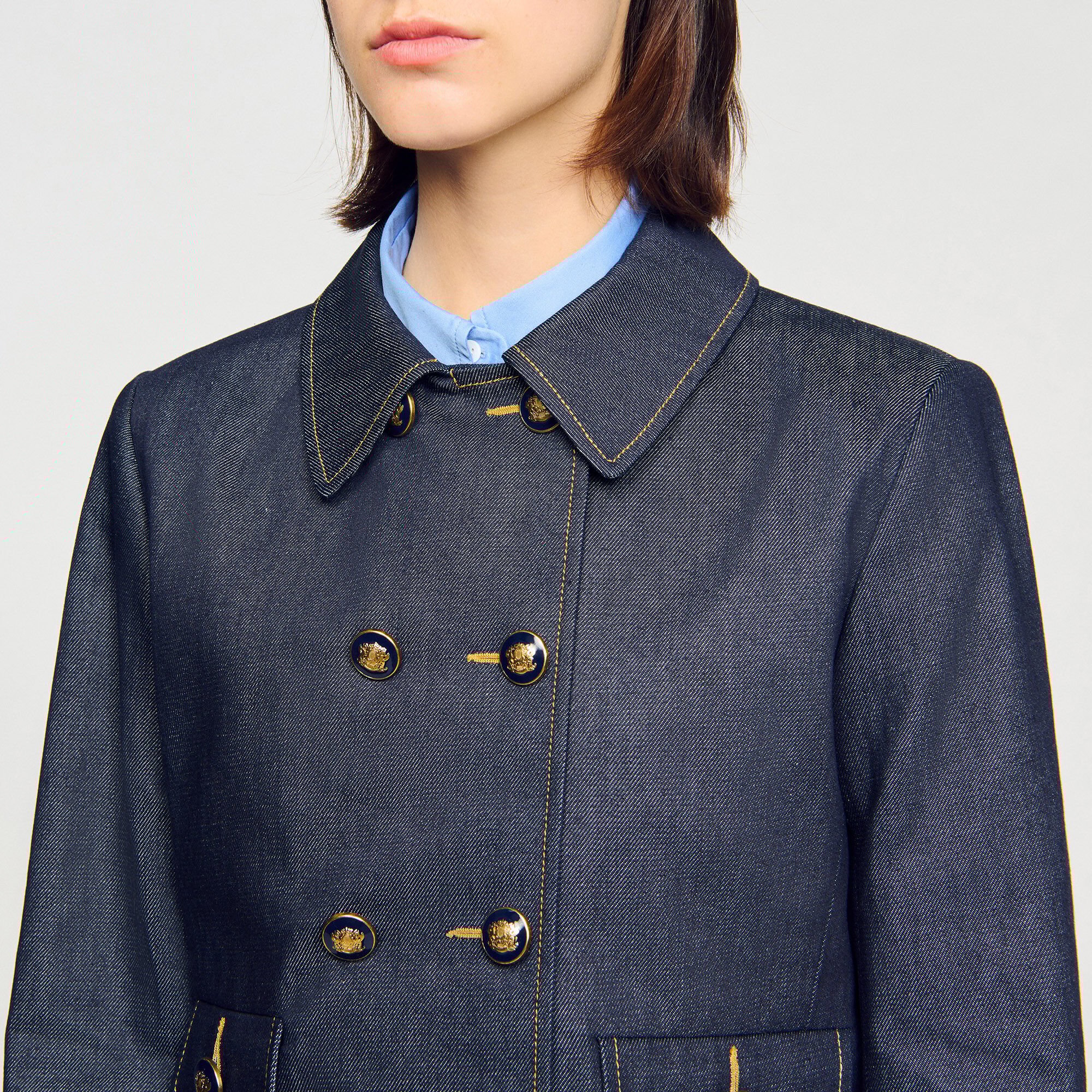 Denim tailored jacket