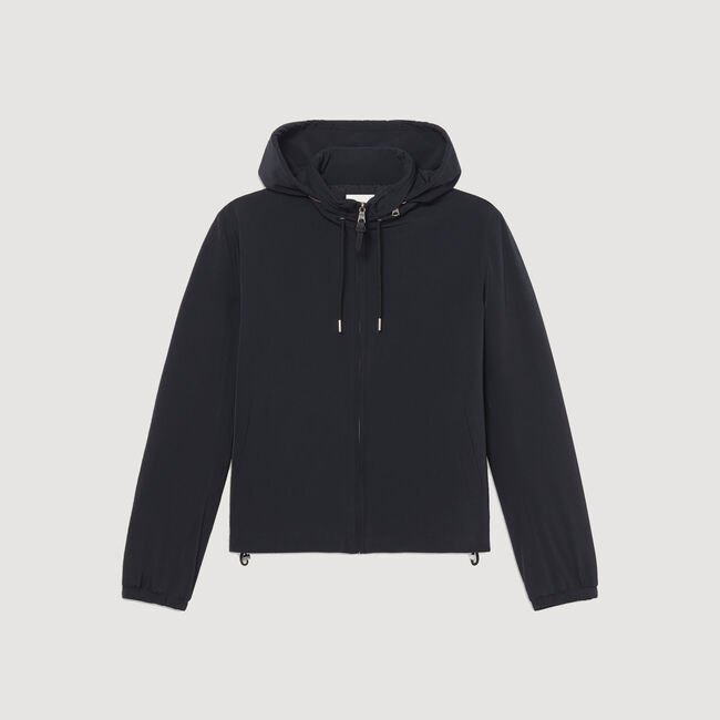 Blouson zippé à capuche