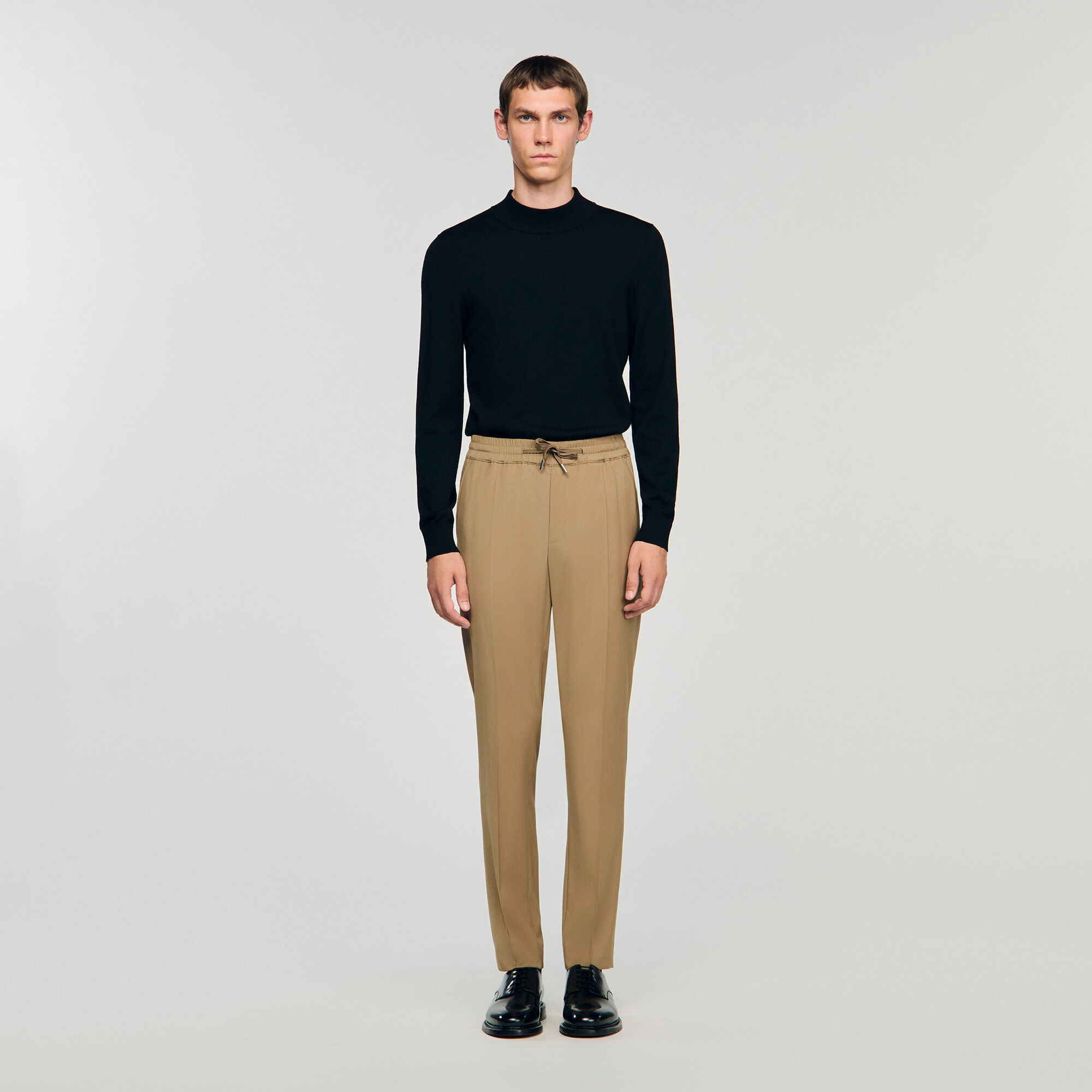 Elastische Hose mit geradem Schnitt