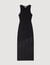 Robe longue frangée 