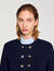 Cardigan with removable ruffled collar