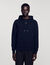 Sweatshirt à capuche logo brodé